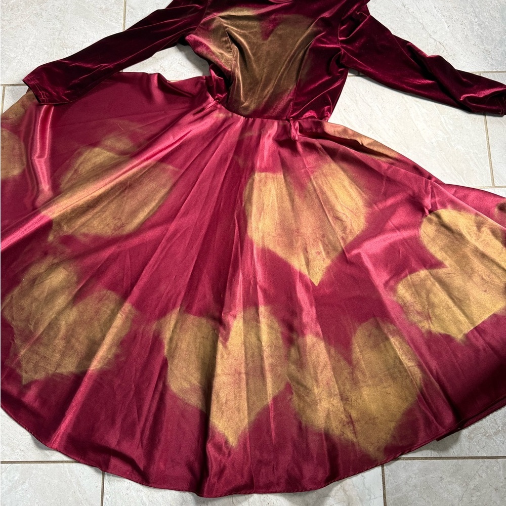 Vintage Italian evening gown with heart design. Possibly OOAK